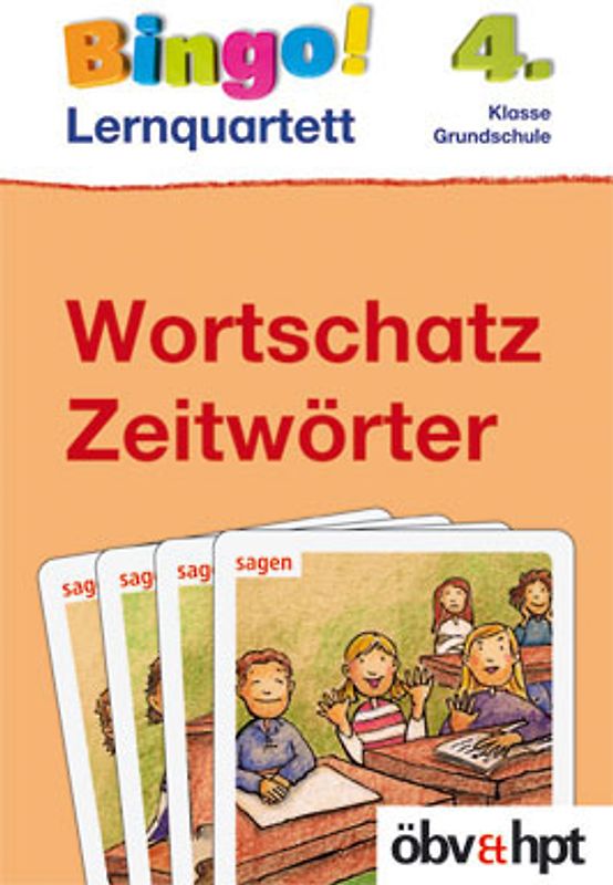Bingo!-Lernquartett Wortschatz/Zeitwörter 4. Kl.