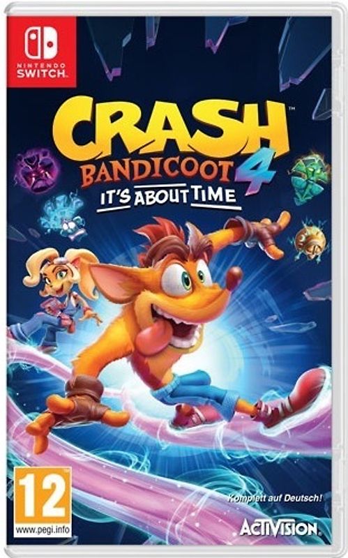 Crash Bandicoot 4: It’s About Time [AT Import] Nintendo Switch