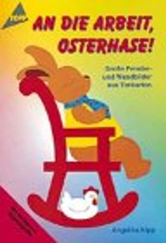 An die Arbeit, Osterhase!. Grosse Fenster- und Wandbilder