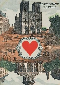 Carnet Ligné Carte À Jouer, Notre-Dame-De-Paris