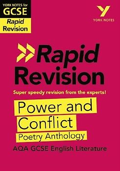 York Notes RAPID AQA GCSE (Revision Guide) Power and Conflict Poetry Anthology - for 2026, 2027 exams
