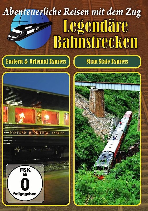 Abenteuerliche Reisen mit dem Zug - Legendäre Bahnstrecken DVD