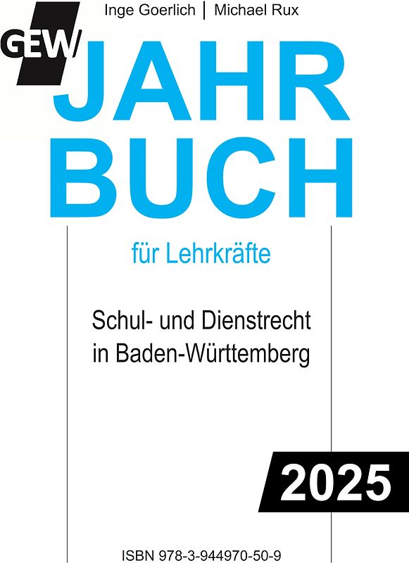 GEW-Jahrbuch 2025 für Lehrkräfte