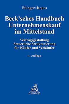 Beck'sches Handbuch Unternehmenskauf im Mittelstand