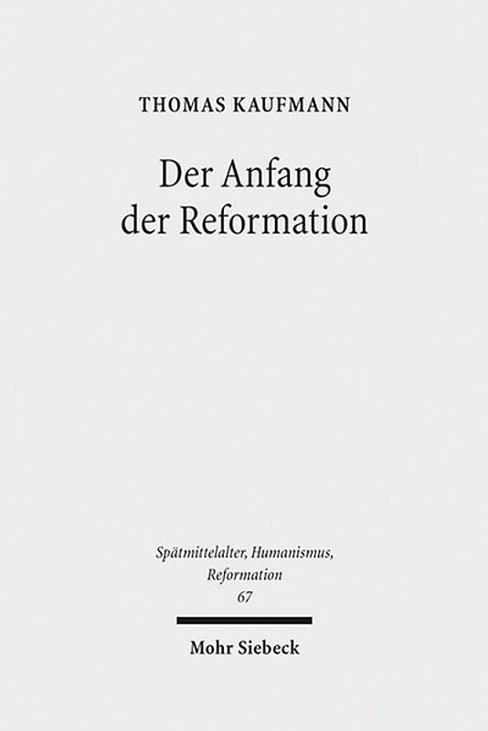 Der Anfang der Reformation