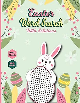 Easter Word Search With Solutions: Word Search Puzzle Book for Easter Holiday, Word Search Puzzle Books for Adults, Activity Book for Adults