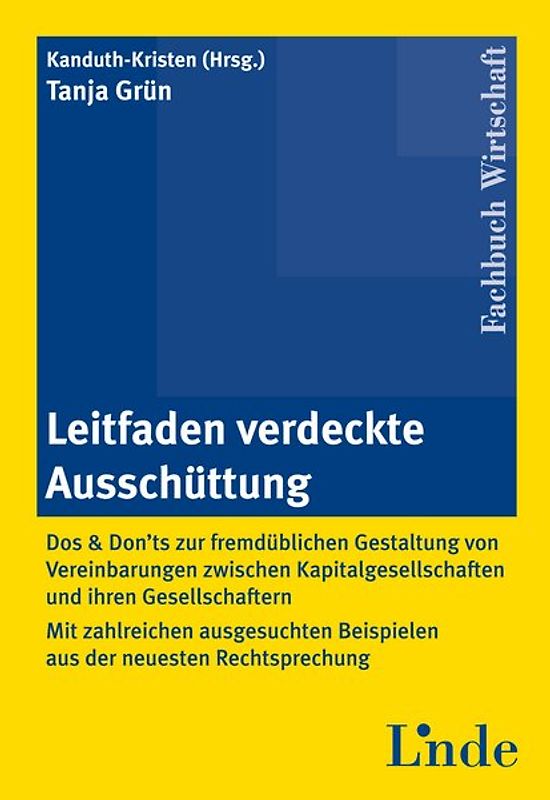 Leitfaden verdeckte Ausschüttung