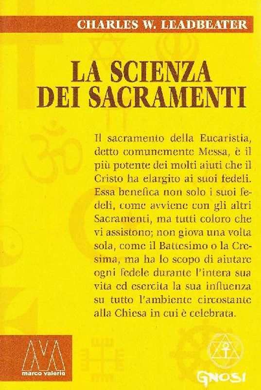 La scienza dei sacramenti
