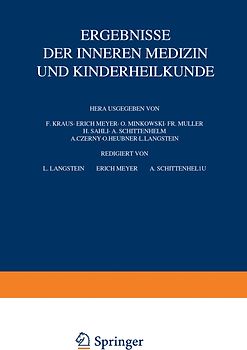 Ergebnisse der inneren Medizin und Kinderheilkunde