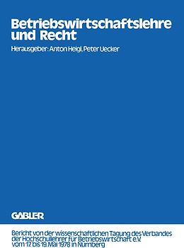 Betriebswirtschaftslehre und Recht