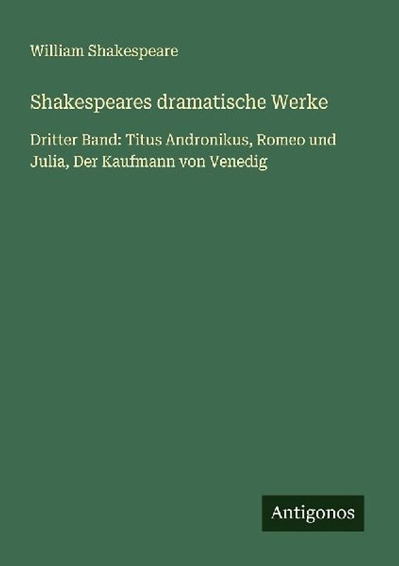 Shakespeares dramatische Werke