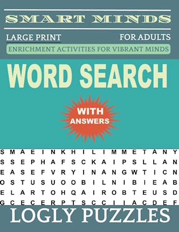 Word Search Book Large Print for Adults: 2400+ words New Fun and Relaxing Puzzles Book for Adults & Seniors with Answers Key