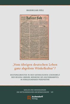 "Vom übrigen deutschen Leben ganz abgelöste Winkelkultur"?
