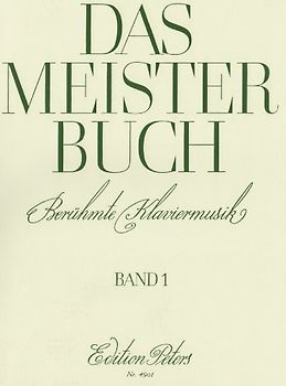 Das Meisterbuch 1. Klavier