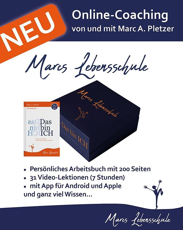 Online-Coaching: Marcs Lebensschule „Das bin ich“