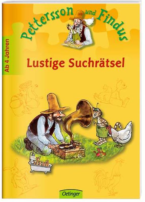 Pettersson und Findus. Lustige Suchrätsel. Beschäftigungsheft