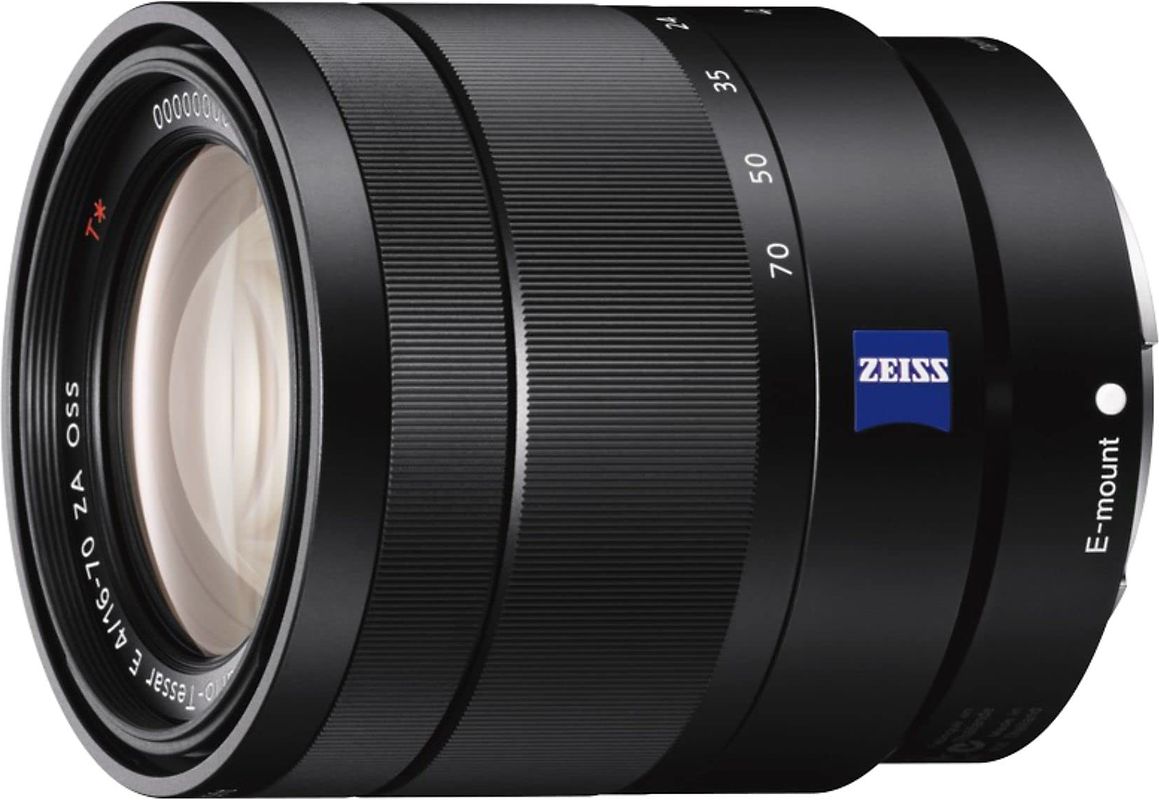 Sony E Vario-Tessar T* 16-70 mm F4.0 OSS ZA 55 mm Filtergewinde (Sony E-mount Anschluss) schwarz