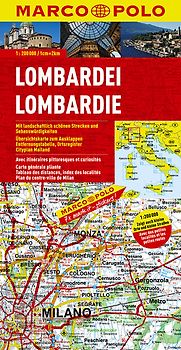 MARCO POLO Karte Italien Blatt 2 Lombardei, Oberitalienische Seen 1:200 000