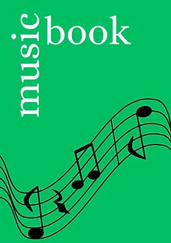 Music Book: DIN A4 Staff Book | 60 Pages with 12 Staves / Systems per Sheet | Paper 90g/m²