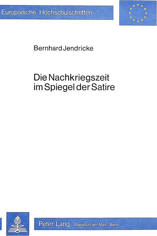 Die Nachkriegszeit im Spiegel der Satire