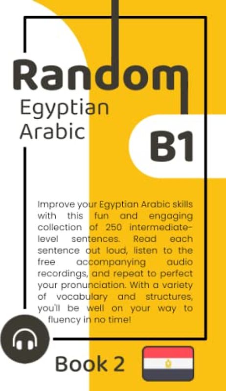 Random Egyptian Arabic B1 (Book 2)