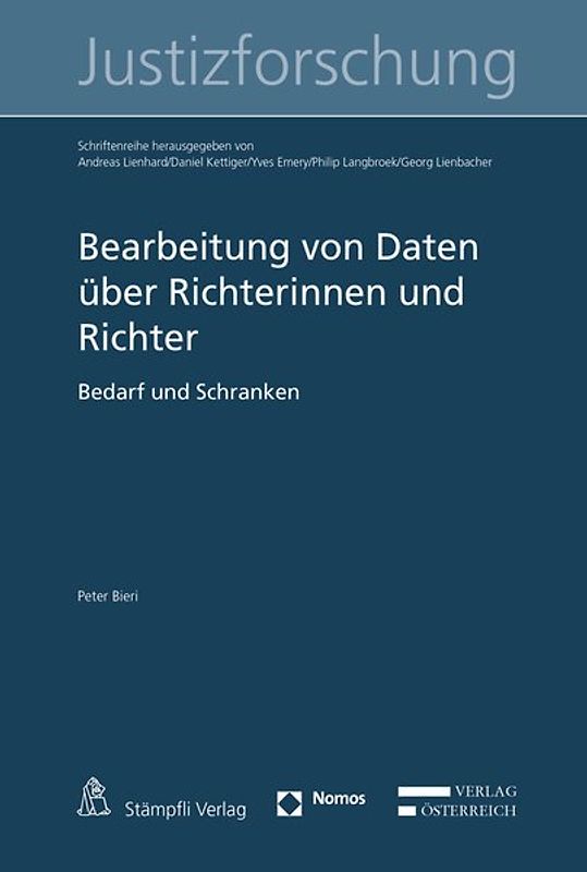 Bearbeitung von Daten über Richterinnen und Richter