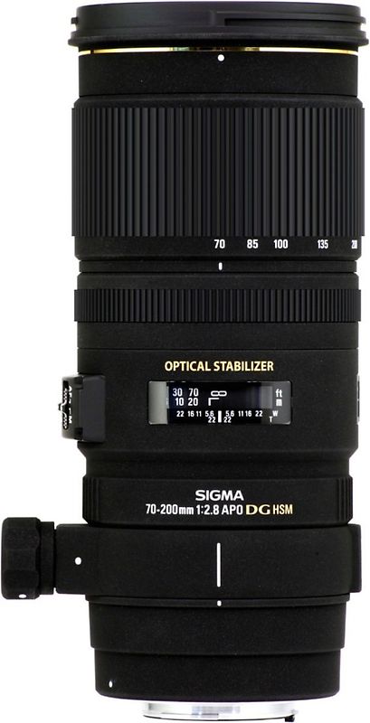 Sigma 70-200 mm F2.8 APO DG EX HSM OS 77 mm Objectif (adapté à Nikon F) noir
