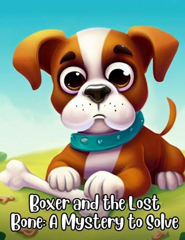 Boxer and the Lost Bone - A Mystery to Solve: Short Story for kids about Boxer Dog, Perseverance & Self-Confidence I A Motivational Book For kids I Gift for kids