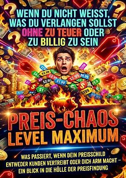 Wenn Du Nicht Weißt, Was Du Verlangen Sollst Ohne Zu Teuer Oder Zu Billig Zu Sein: Preis-Chaos Level Maximum