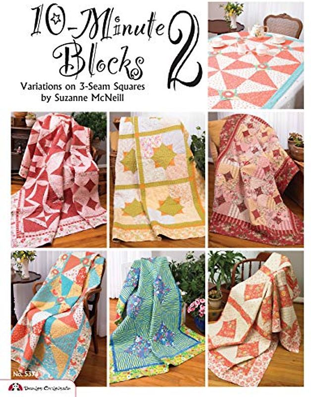 10-Minute Blocks 2: Variations on 3-Seam Squares