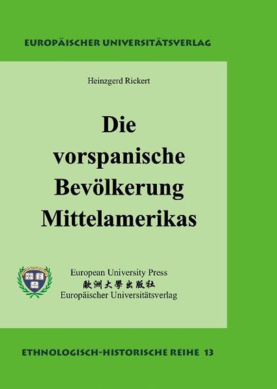 Die vorspanische Bevölkerung Mittelamerikas