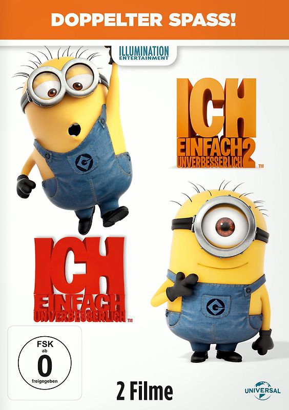 Ich - Einfach unverbesserlich / Ich - Einfach unverbesserlich 2 [2 DVDs] DVD