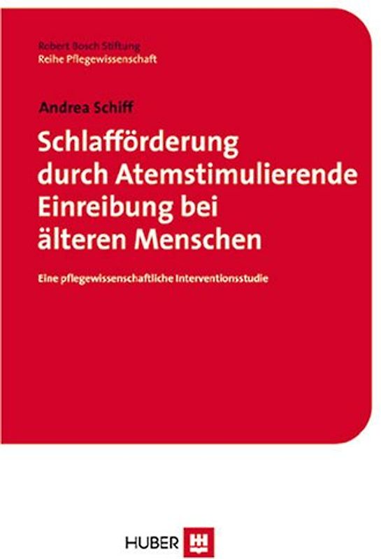 Schlafförderung durch atemstimulierende Einreibung bei älteren Menschen