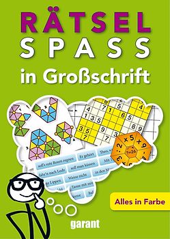 Rätsel Spaß in Großschrift