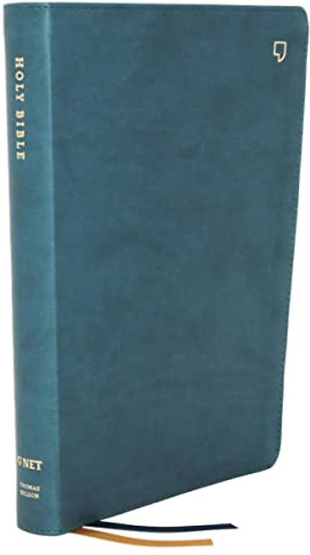NET Bible, Thinline Large Print, Leathersoft, Teal, Comfort Print: Holy Bible