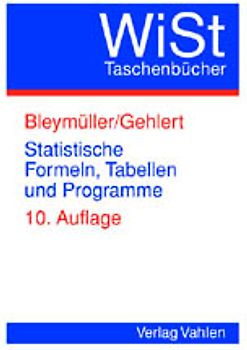 Statistische Formeln, Tabellen und Programme