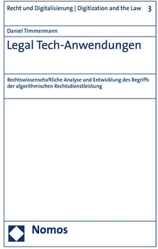 Legal Tech-Anwendungen