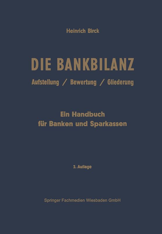 Die Bankbilanz