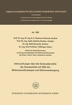 Untersuchungen über die Existenzbereiche der Eisenkarbide mit Hilfe der Elektronenmikroskopie und Elektronenbeugung