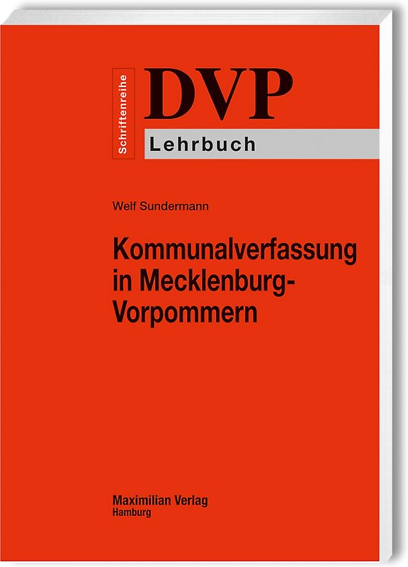 Kommunalverfassung in Mecklenburg-Vorpommern