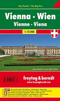 Wien, Stadtplan 1:15.000, City Pocket + The Big Five