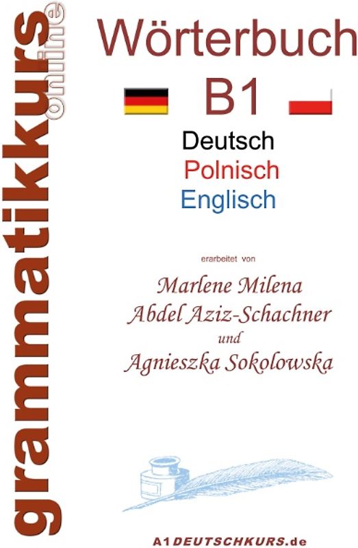 Wörterbuch Deutsch - Polnisch - Englisch Niveau B1