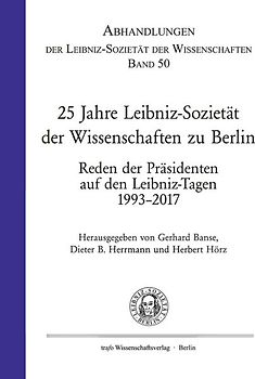 25 Jahre Leibniz-Sozietät der Wissenschaften zu Berlin