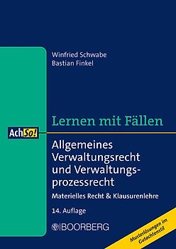 Allgemeines Verwaltungsrecht und Verwaltungsprozessrecht
