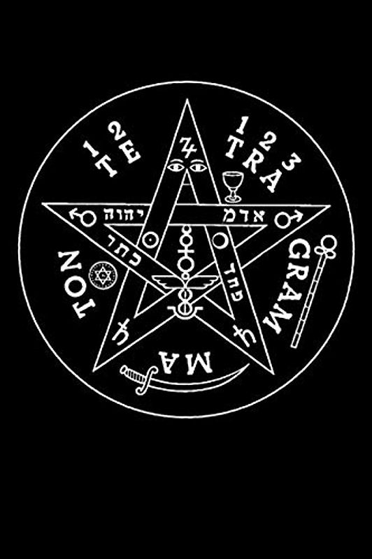 Tetragrammaton Pentagram: Blank Lined Notebook, Journal or Diary