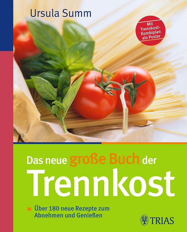 Das neue große Buch der Trennkost. Über 180 neue Rezepte zum Abnehmen und Genießen