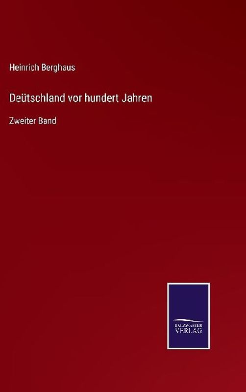 Deütschland vor hundert Jahren