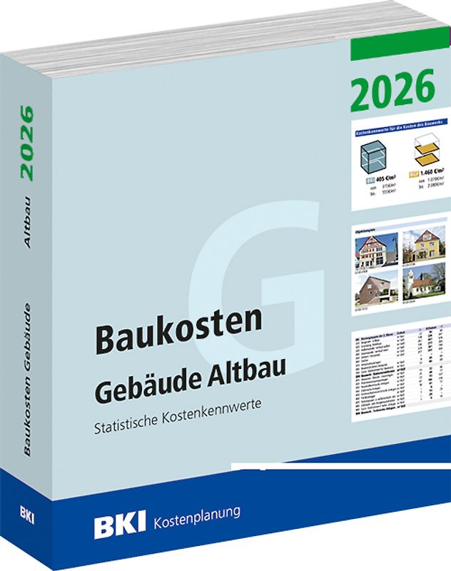 BKI Baukosten Gebäude Altbau 2026