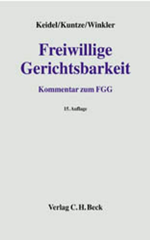 Freiwillige Gerichtsbarkeit