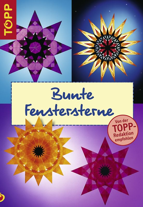 Bunte Fenstersterne